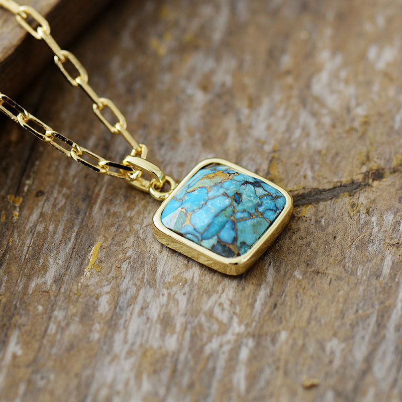 Maris Turquoise Pendant Necklace