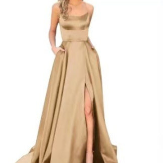 Fashion Long Slimming And Shoulder Hollow Party Dress