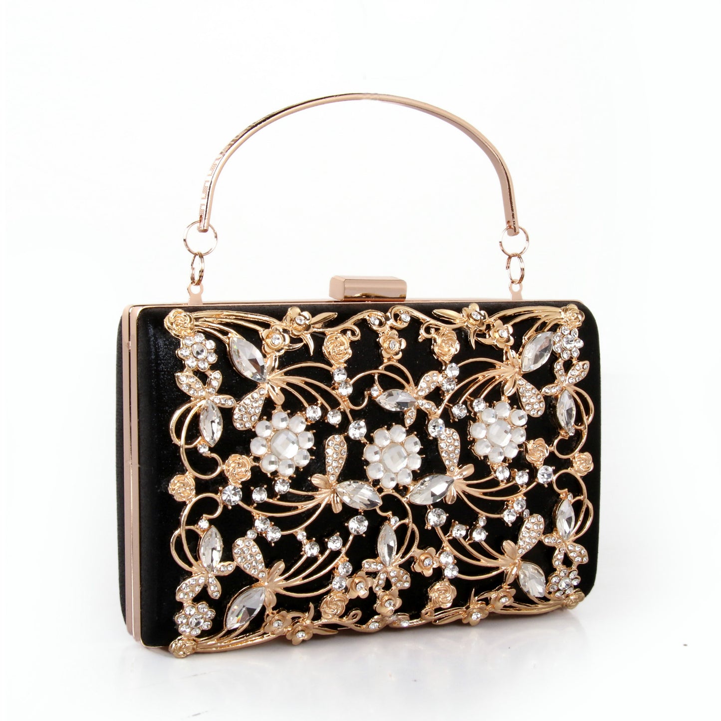Fashion Metal Rhinestone Clutch
