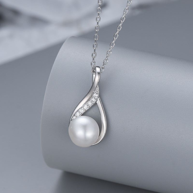 Fashion Silver Freshwater Pearl Pendant