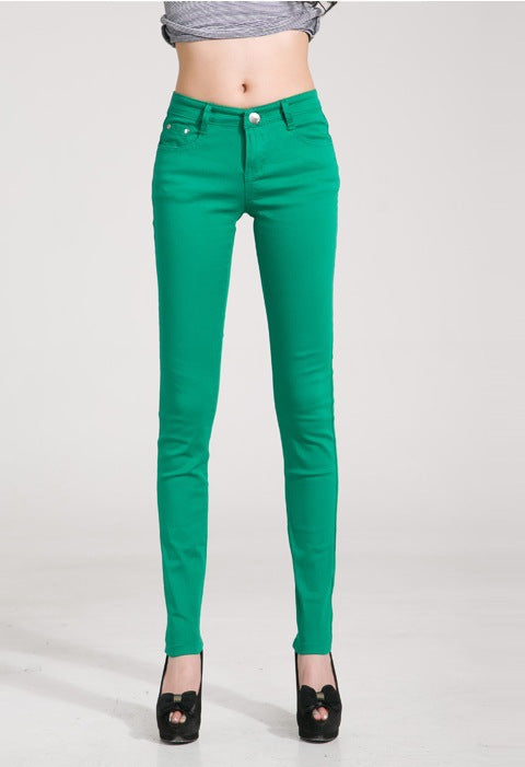Fashion Color Pencil Pants