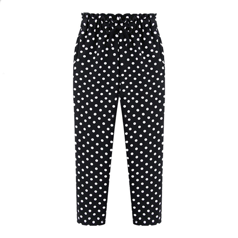Fashion Chiffon Cropped Pants