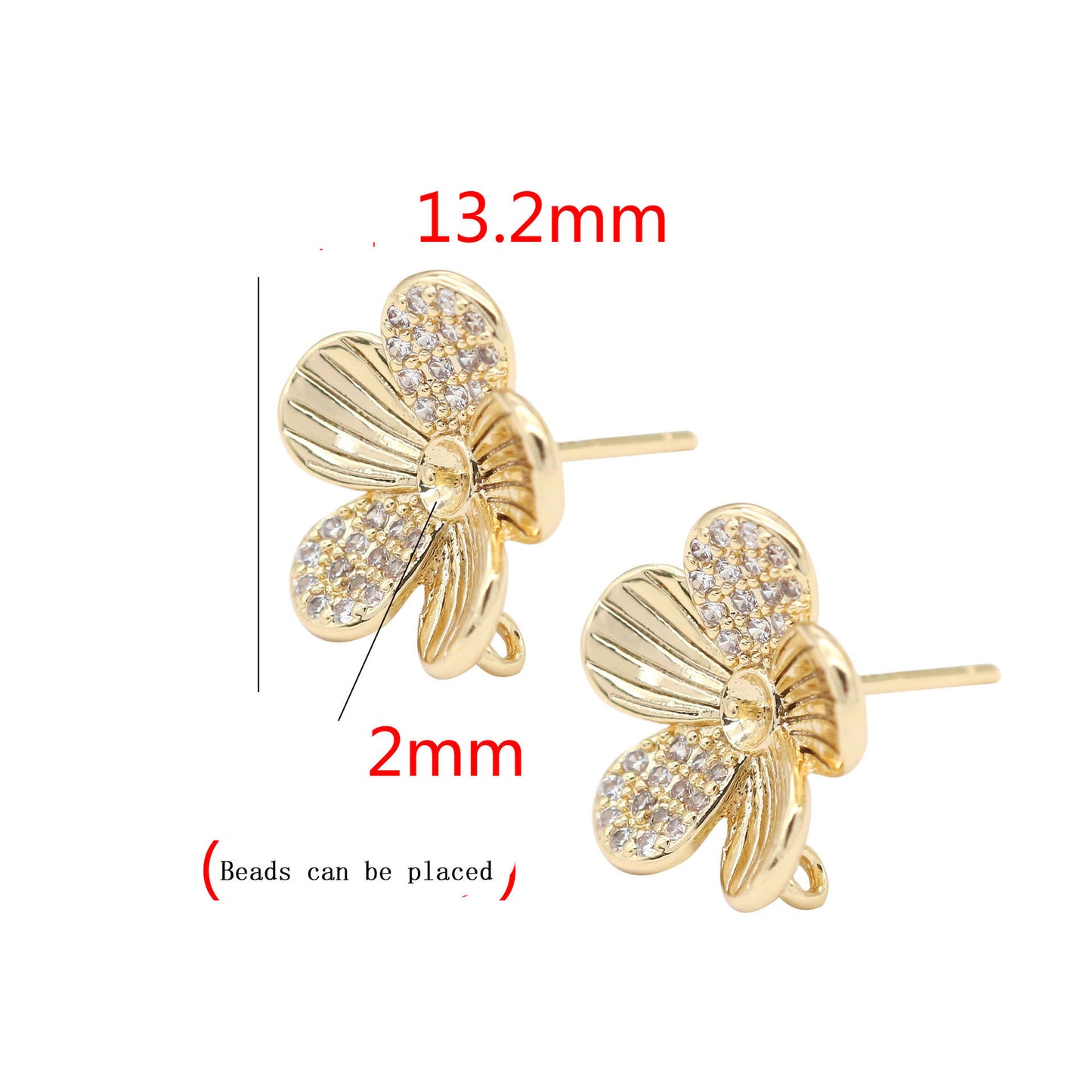 Aurelia Crystal Bloom Earrings