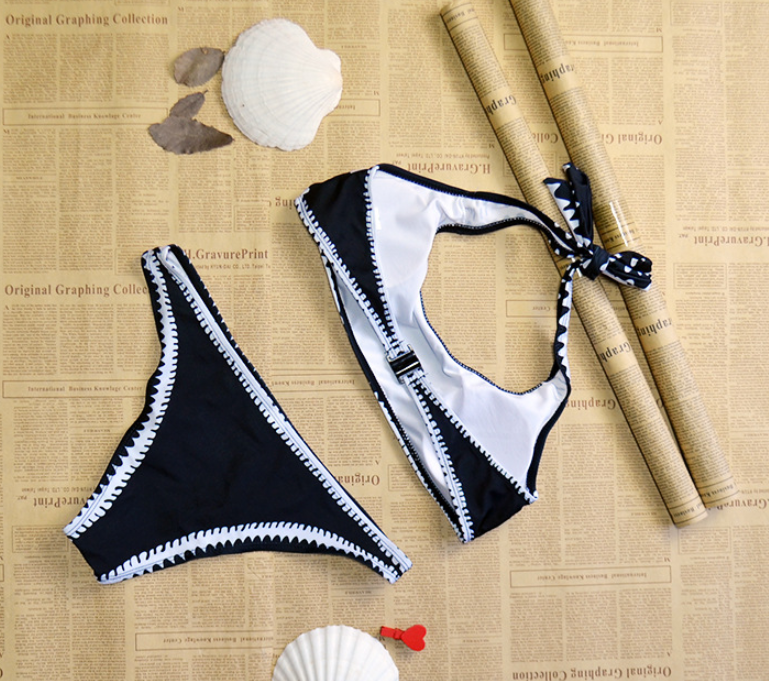 Fashion Print Triangle Bikini