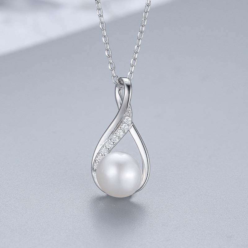 Fashion Silver Freshwater Pearl Pendant