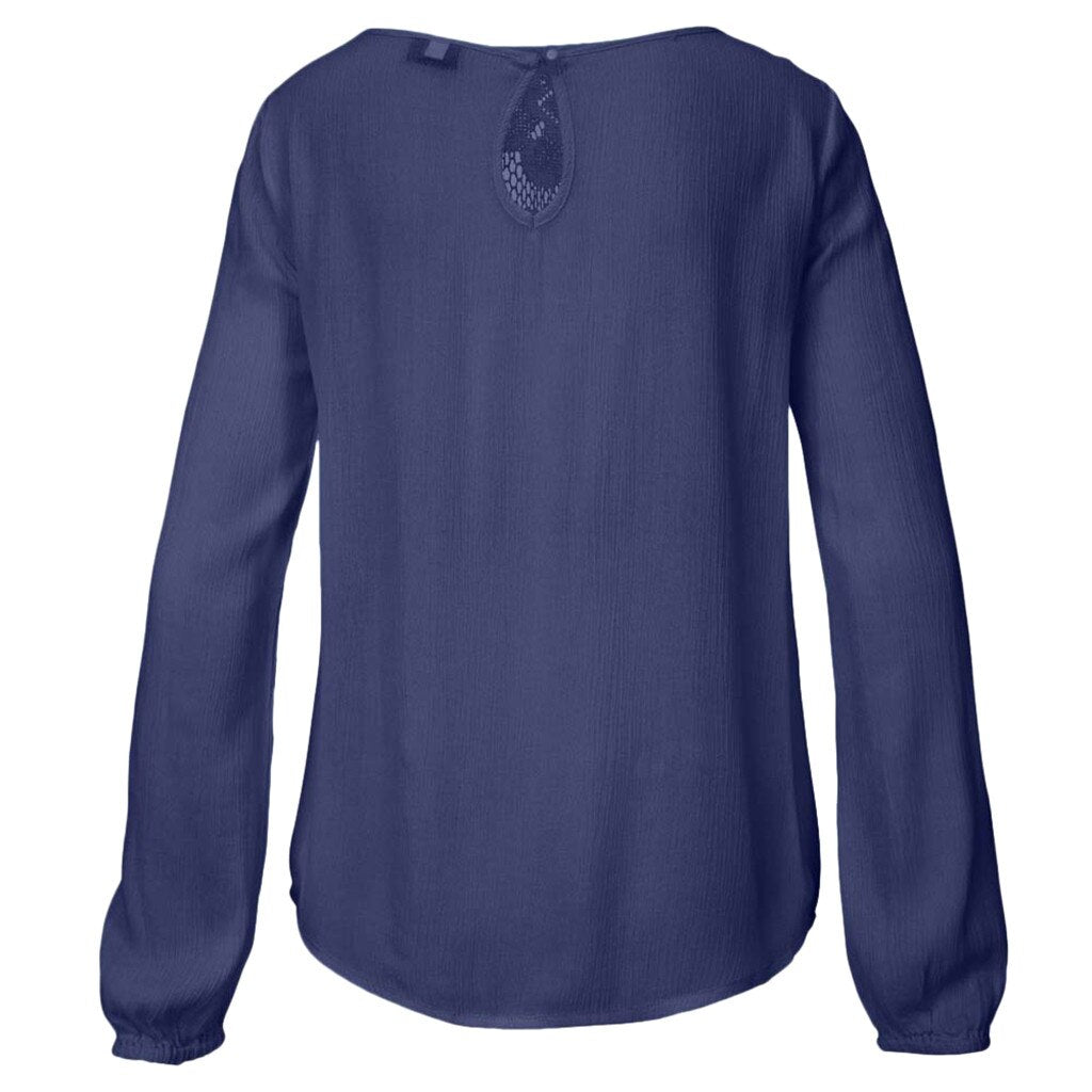Fashion Lace Stitching Shirt