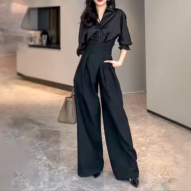 Fashion Drooping Wide-Leg Pants