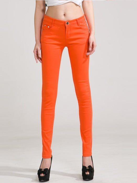 Fashion Color Pencil Pants
