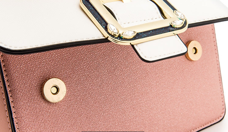 Fashion Chain Square Bag Diamond Lock