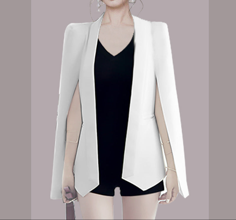 Fashion Personality Slim Cape Jacket