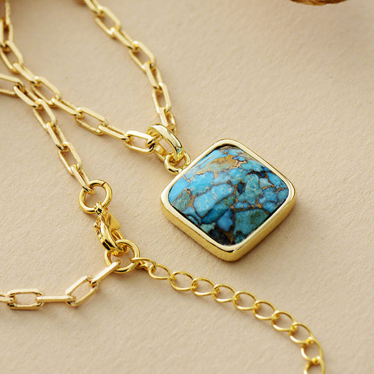 Maris Turquoise Pendant Necklace