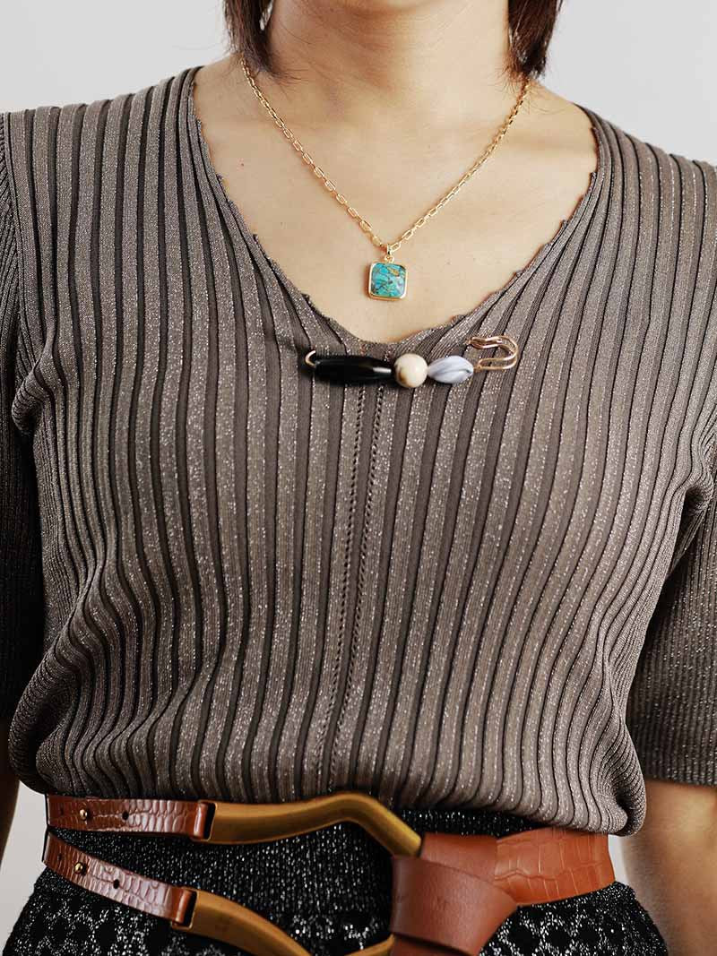 Fashion Turquoise Pendant Necklace