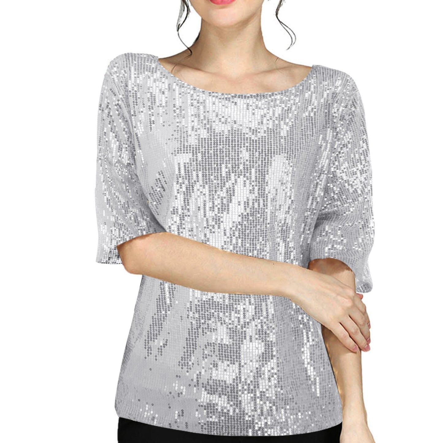 Fashion Short Sleeve Solid Color Shirt