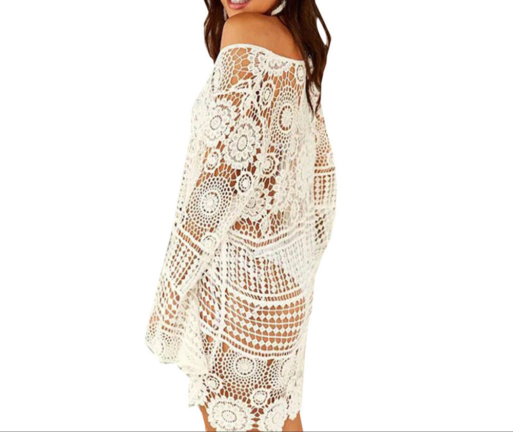 Fashion Lace Loose Smock Cover Up