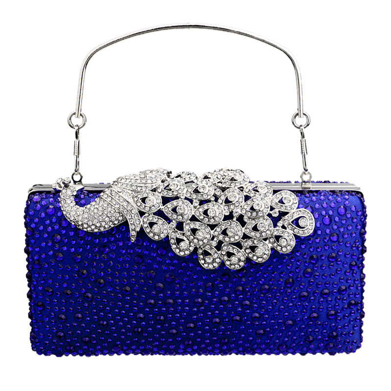 Fashion Peacock with Diamond Bag