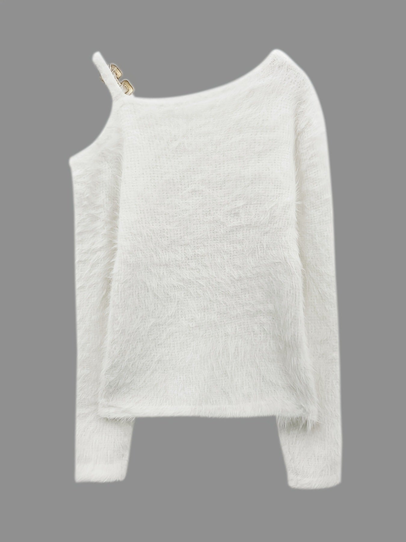 Fashion Plush Solid Color Sweater