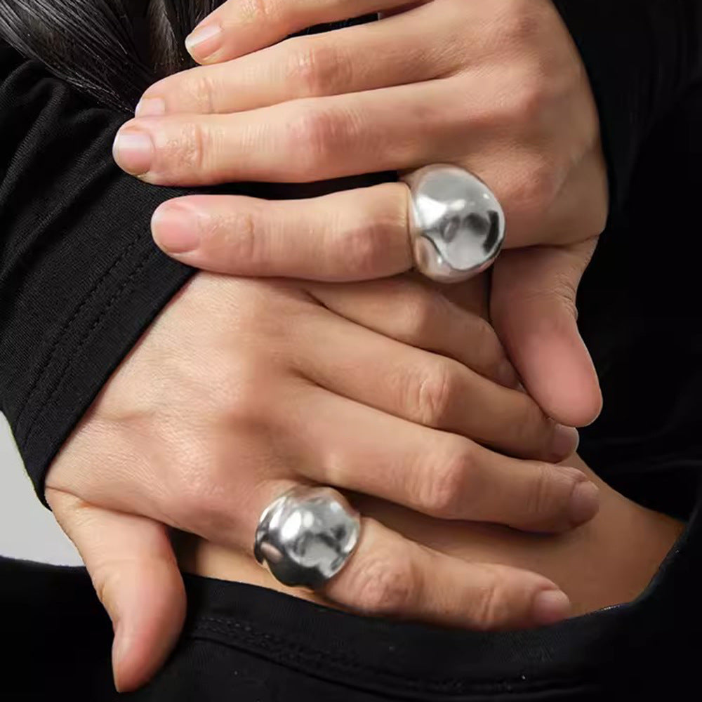 Fashion Exaggerated Lips Double-Sided Ring