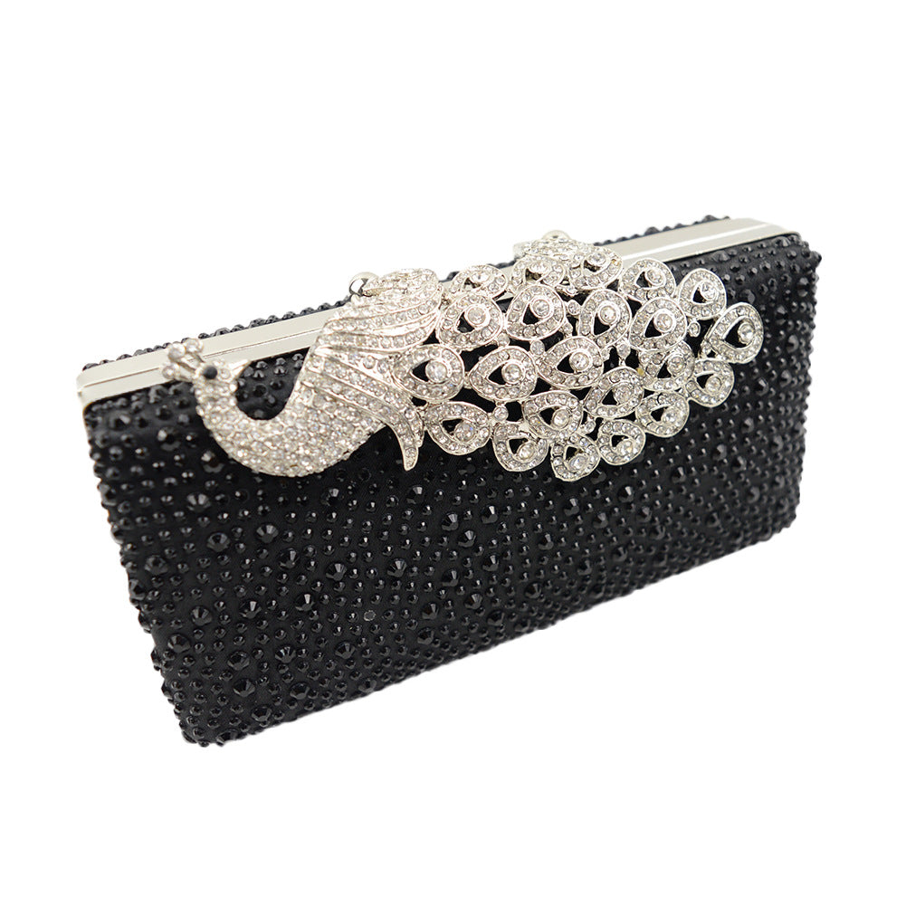 Fashion Peacock with Diamond Bag