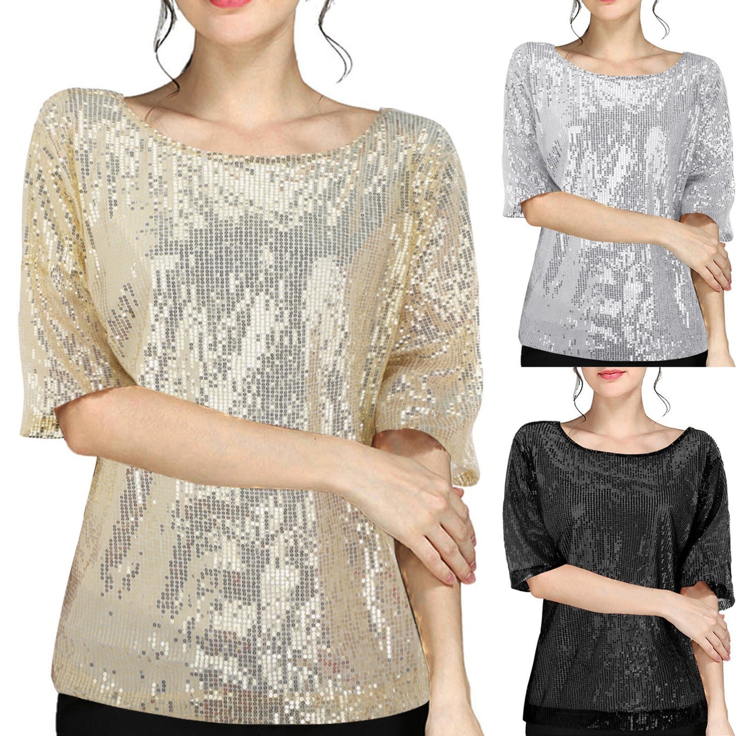 Fashion Short Sleeve Solid Color Shirt