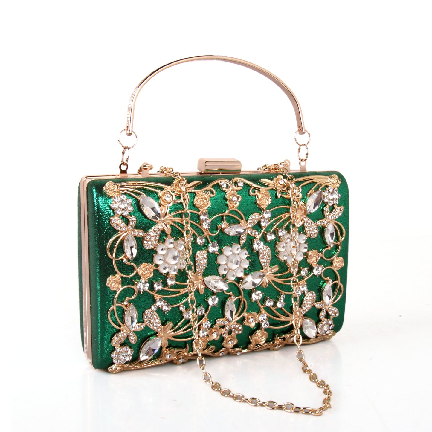 Fashion Metal Rhinestone Clutch