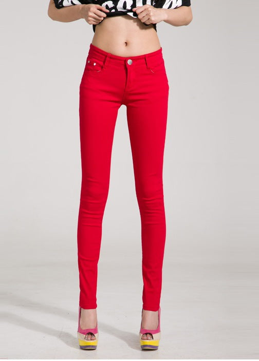 Fashion Color Pencil Pants