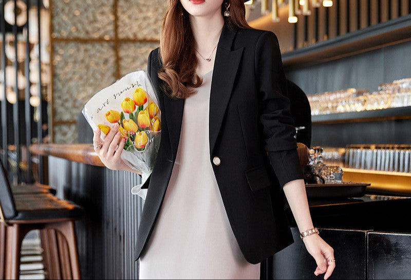 Fashion Buttons Non-Ironing Suit Jacket