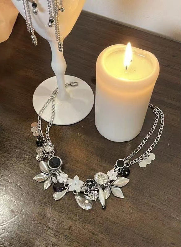 Fashion Wild Rose Blossom Necklace