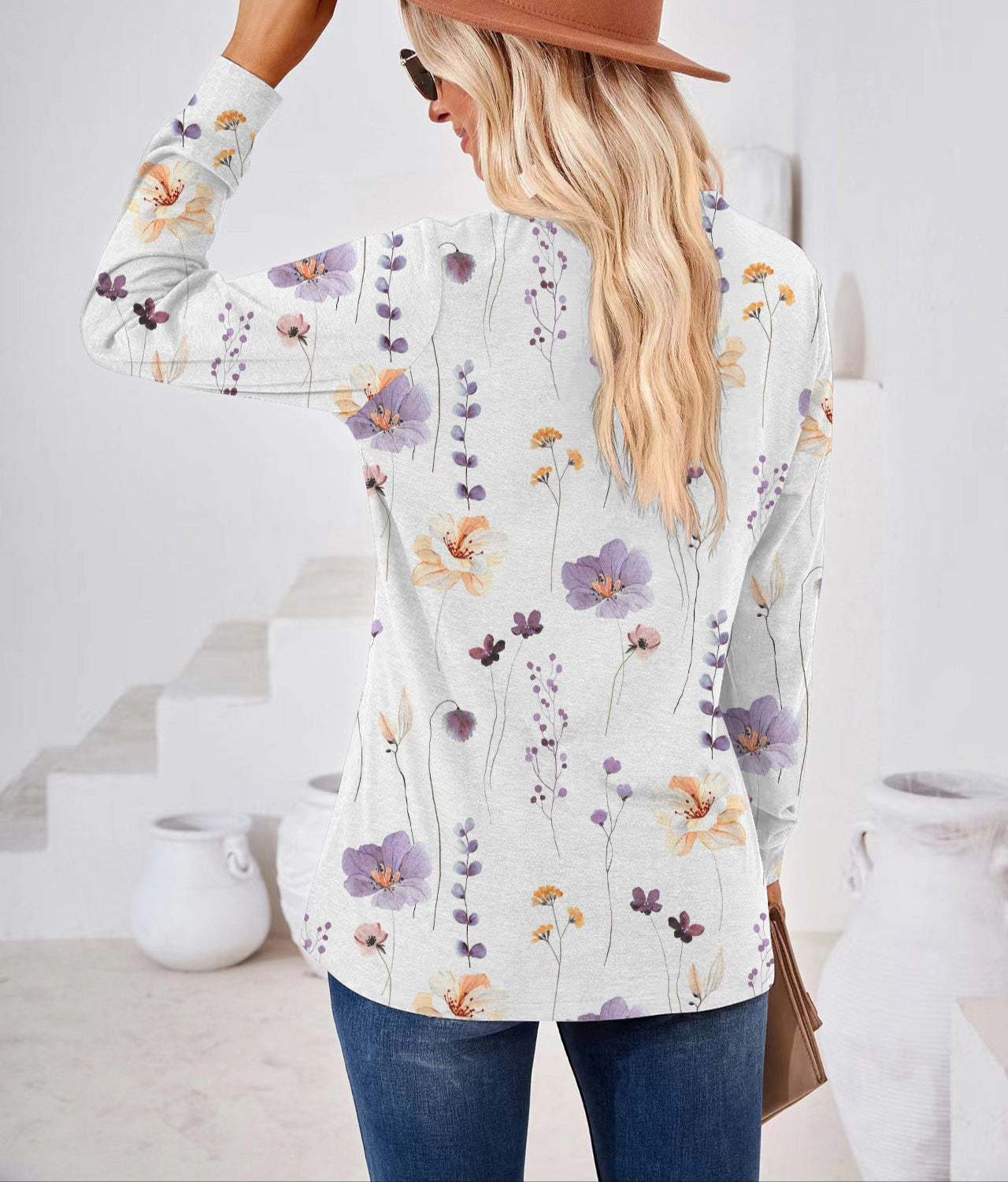 Fashion Printing Button Shirt