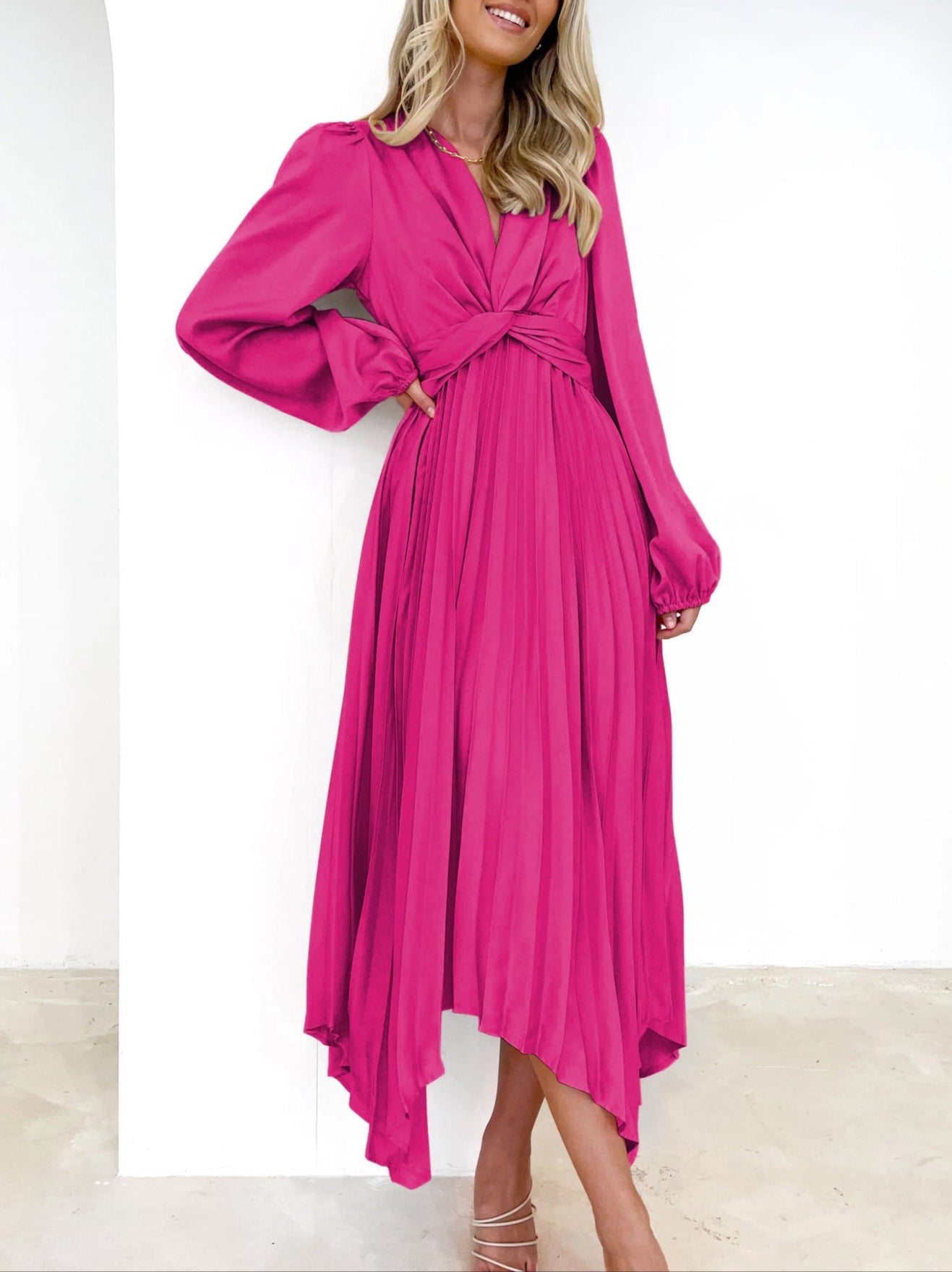 Fashion Irregular Long Sleeve Dress