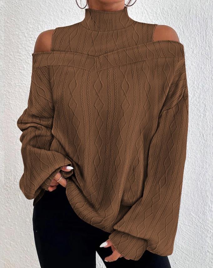 Fashion Off-Shoulder Sweater
