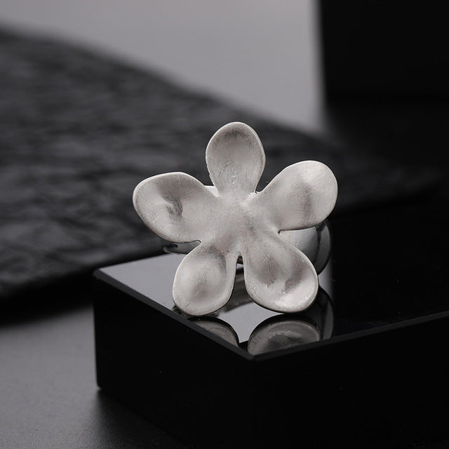 Fashion Irregular Thick Gold And Silver Color Ring