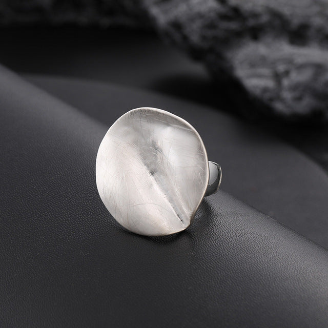 Fashion Irregular Thick Gold And Silver Color Ring