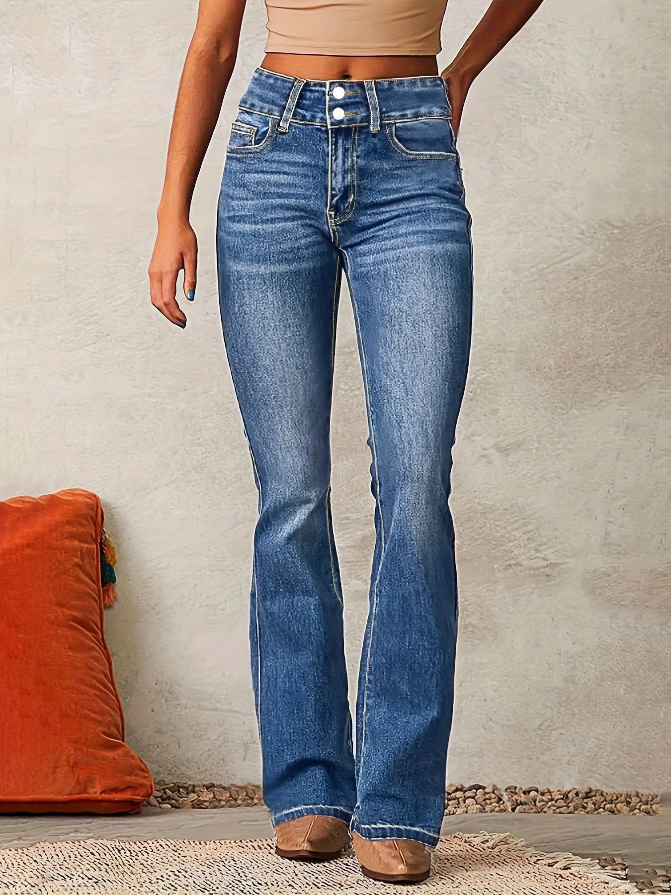 Fashion Washed Street Skinny Retro Stretch Jeans