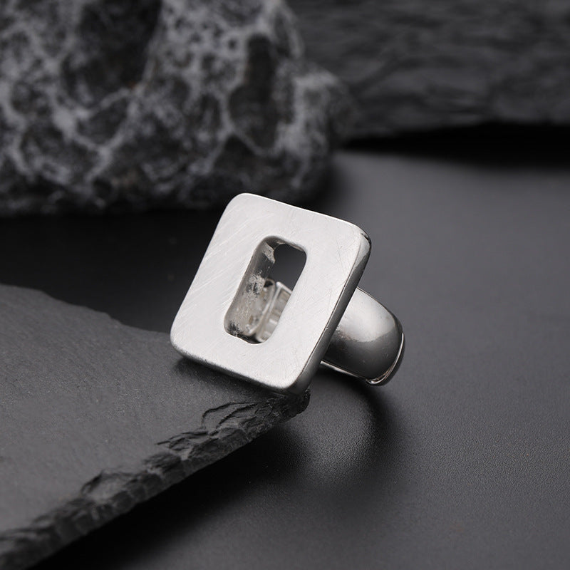 Fashion Irregular Thick Gold And Silver Color Ring