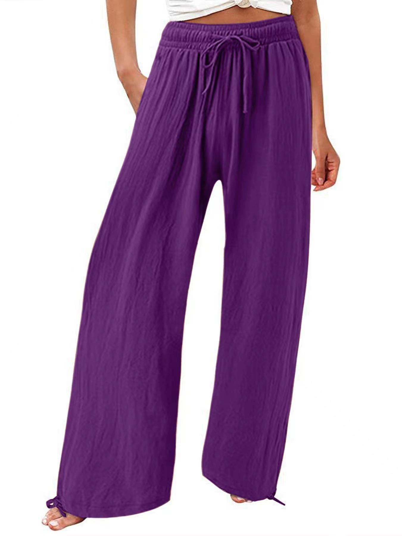 Fashion Wide-Leg Beach Pants