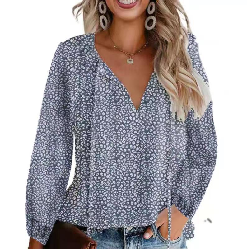 Fashion Floral Chiffon Shirt