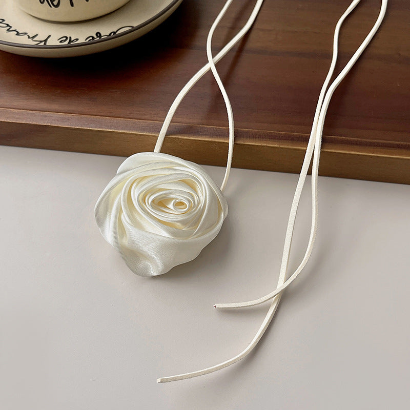 Fashion Handmade Collar Wrist Flower Silk