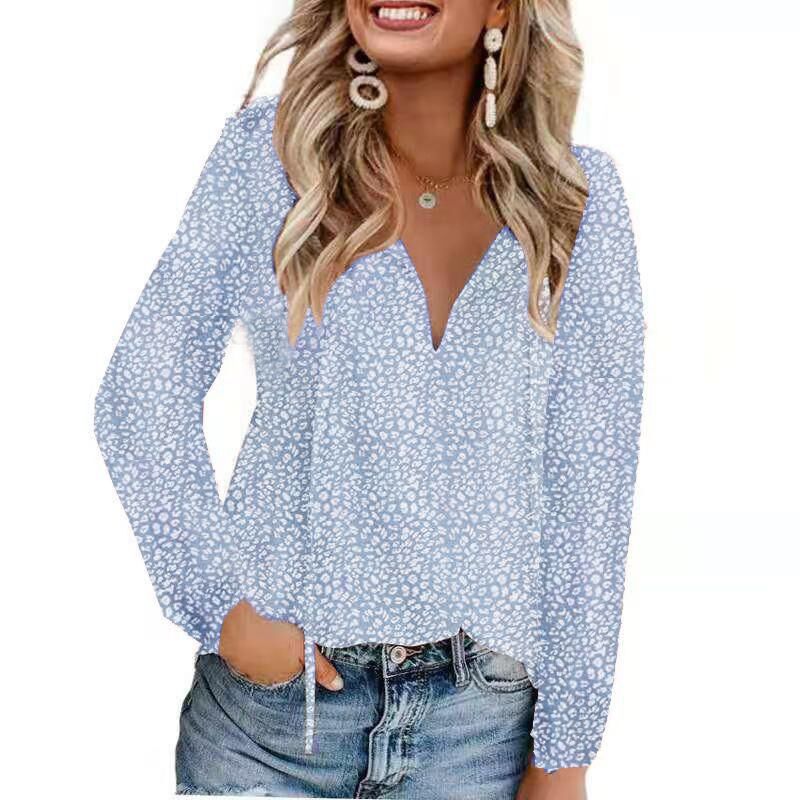 Fashion Floral Chiffon Shirt