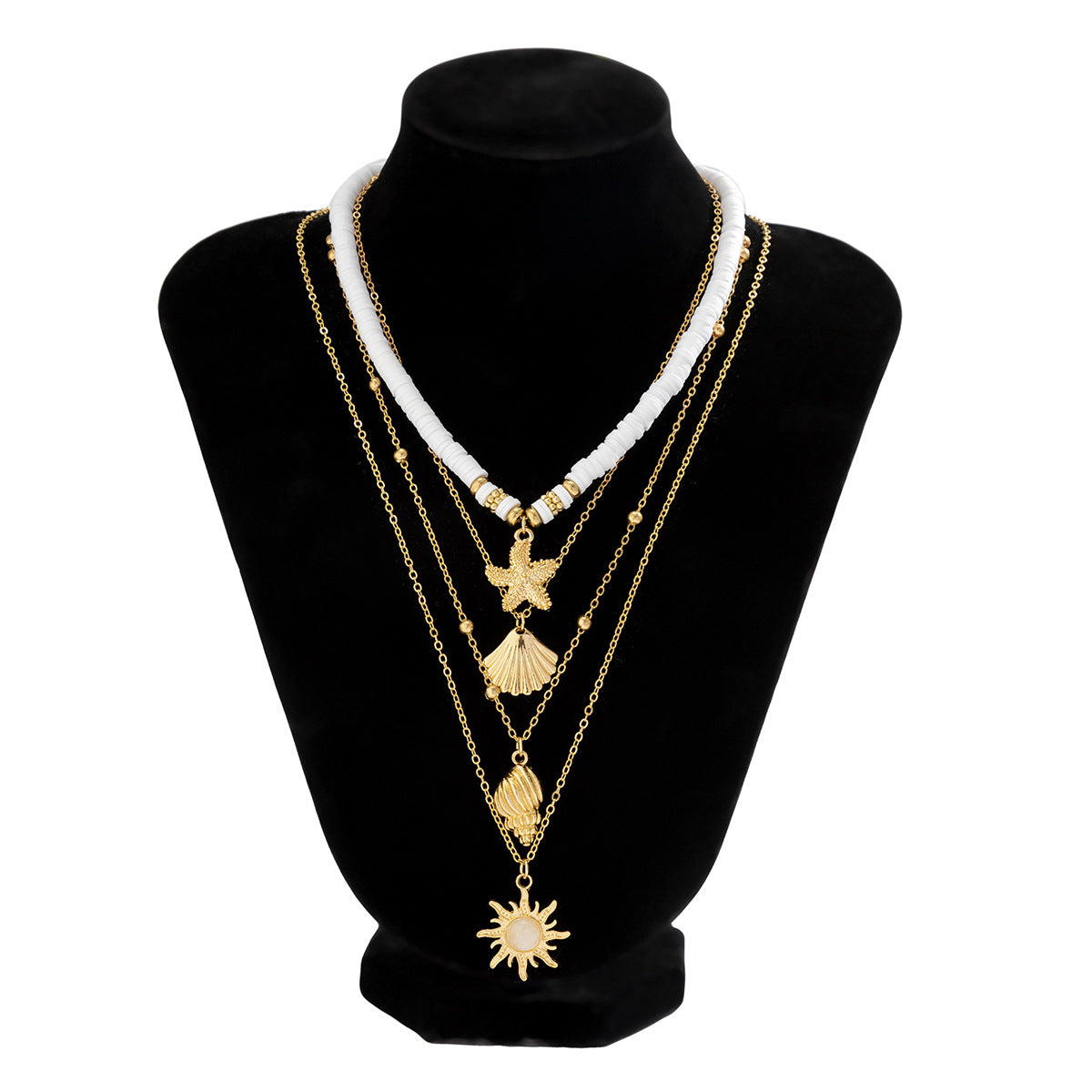 Fashion Bohemian Sunflower Necklace