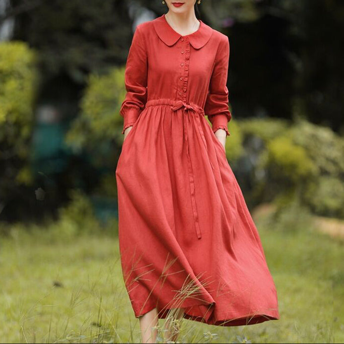 Fashion Ethnic Style Waist-Tight Dress