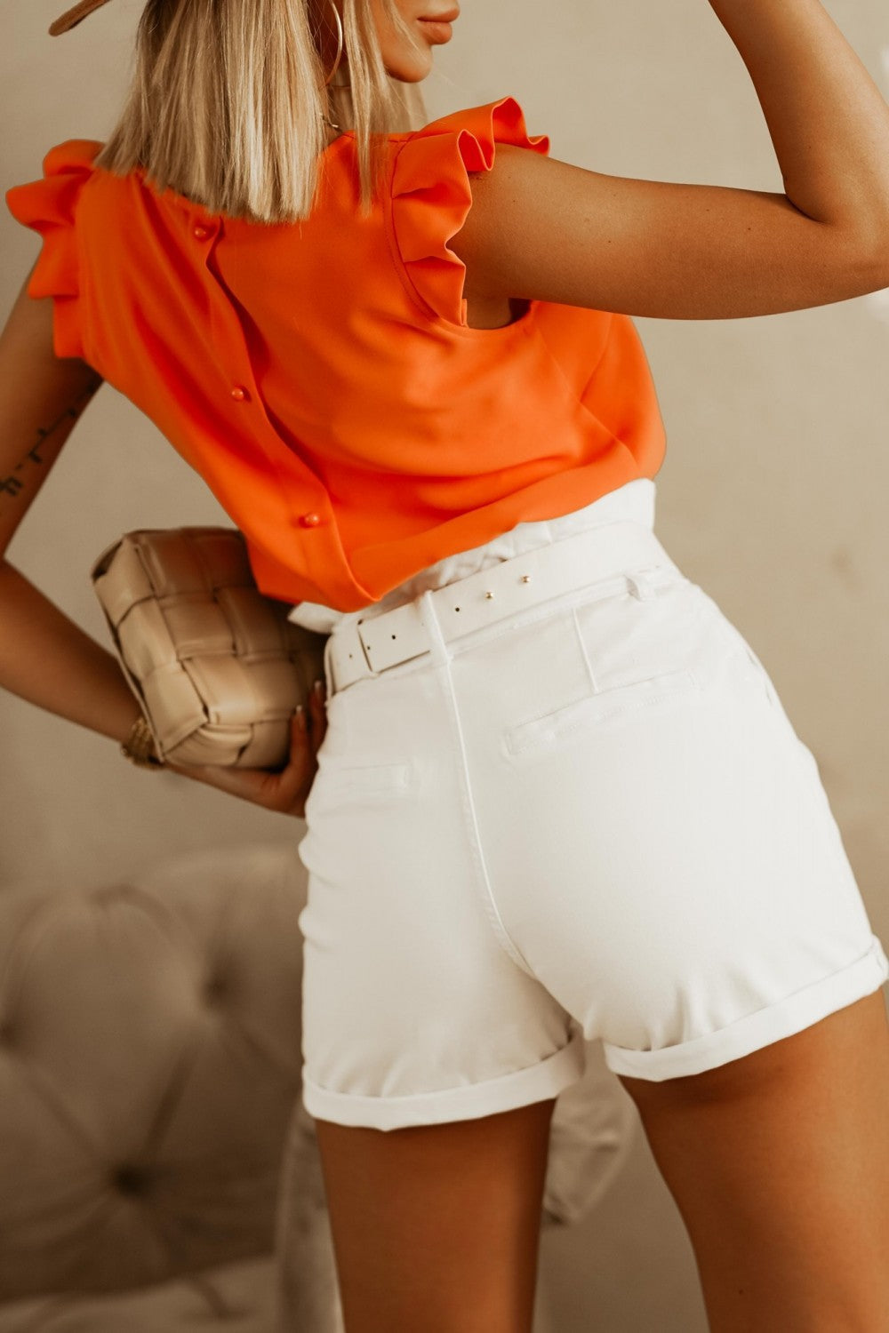 Fashion Plain Short-Sleeved Shirt