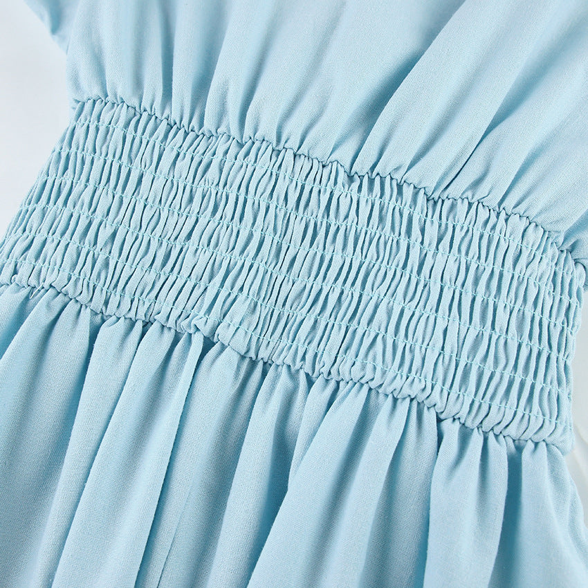 Fashion Temperament Leisure V-Neck Dress