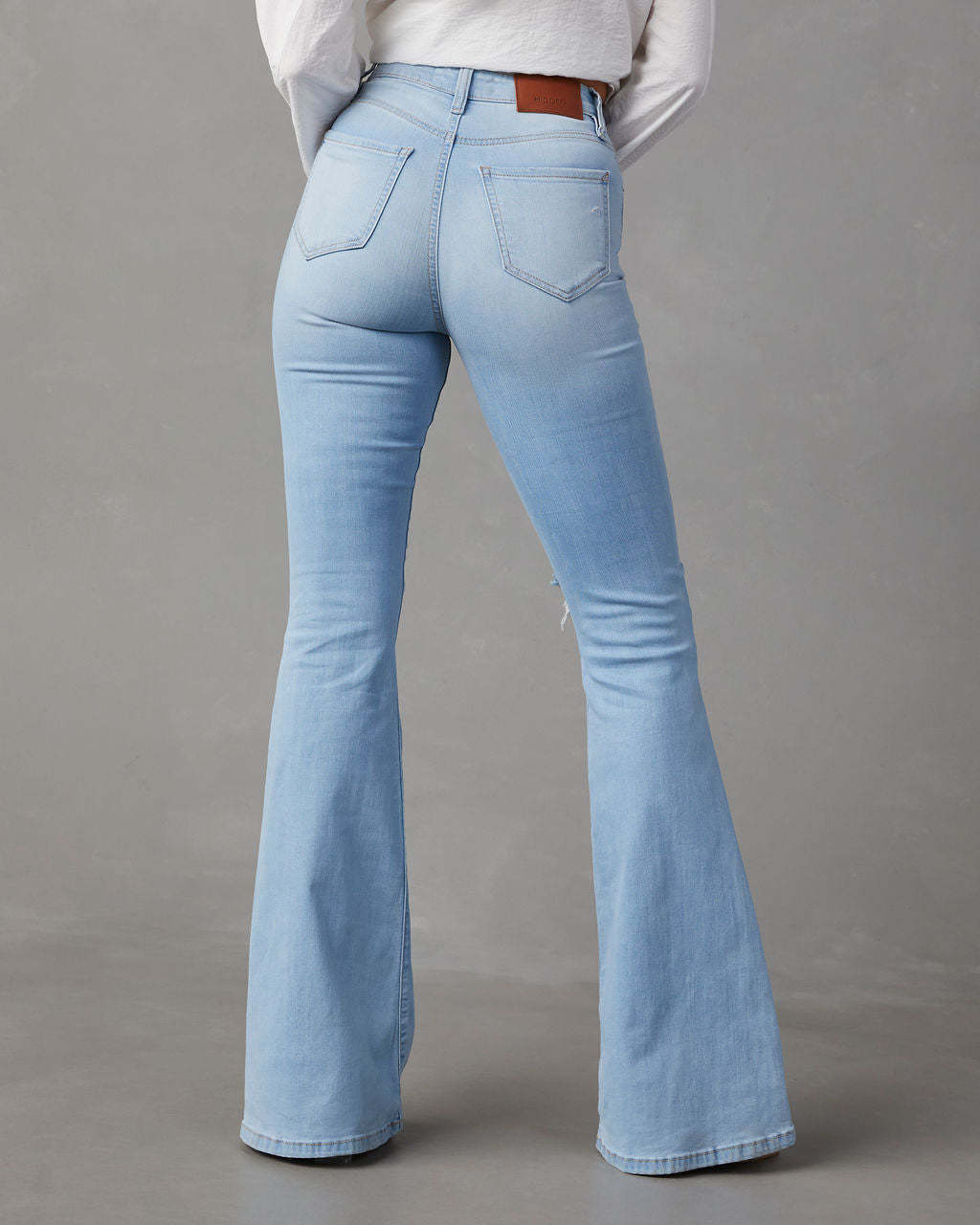 Fashion Temperament Wide-Leg Jeans