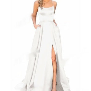Fashion Long Slimming And Shoulder Hollow Party Dress
