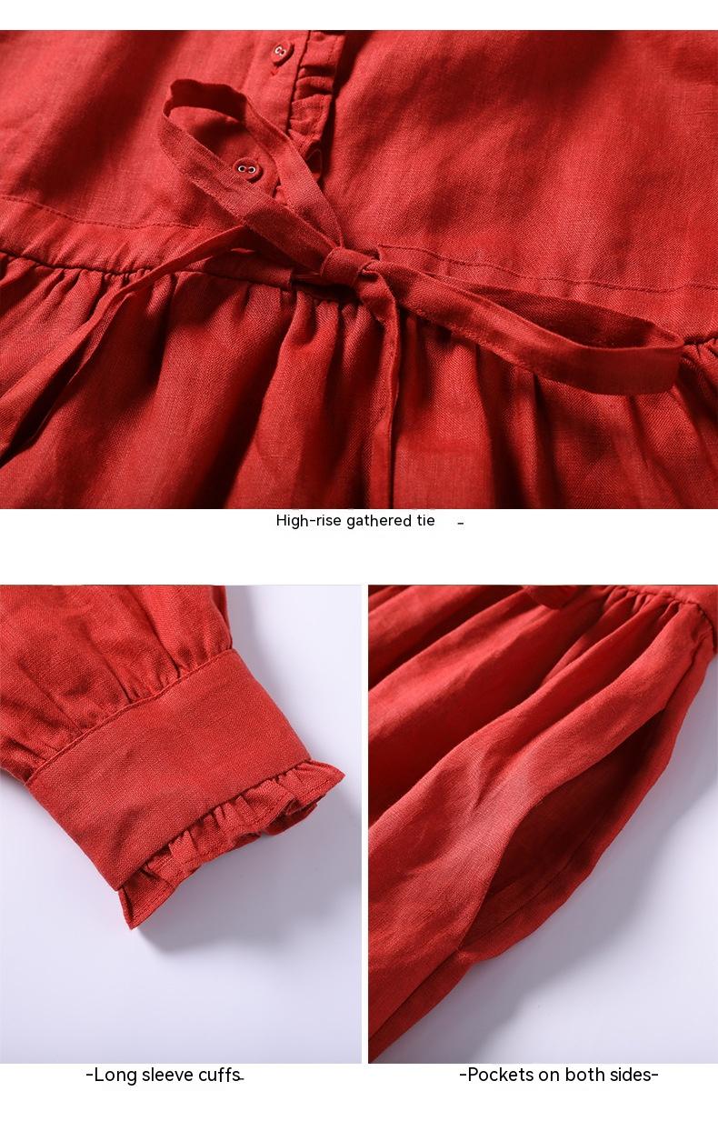 Fashion Ethnic Style Waist-Tight Dress