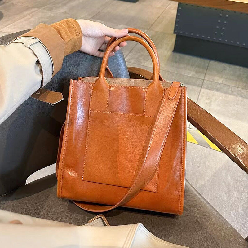 Fashion Genuine Leather Crossbody Handbag