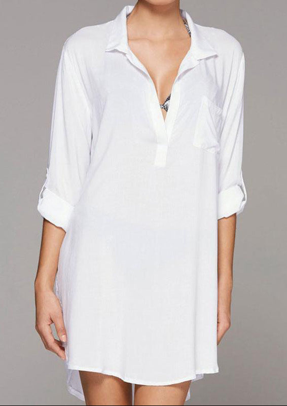 Fashion Beach Cover-Up Sun Protection Shirt