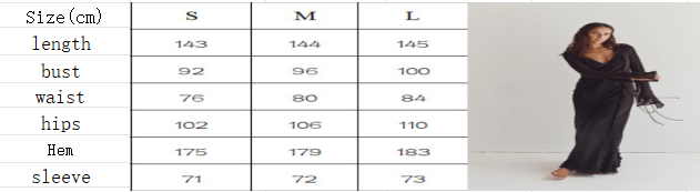 Fashion See-Through V-Neck Loose Dress