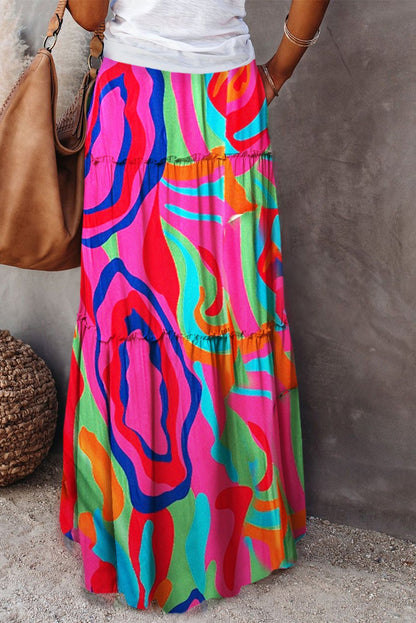 Fashion Bohemian Loose Long Skirt