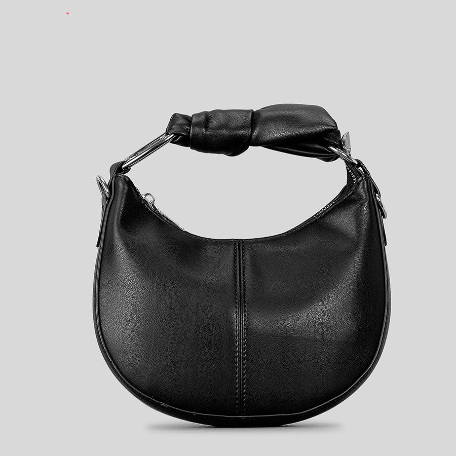 Fashion Simple Soft PU Saddle Bag